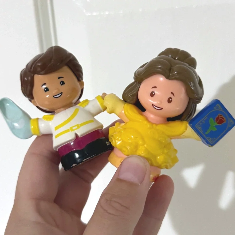 Fisher-Price Little People Disney Princess Belle and Prince Charming Talkers